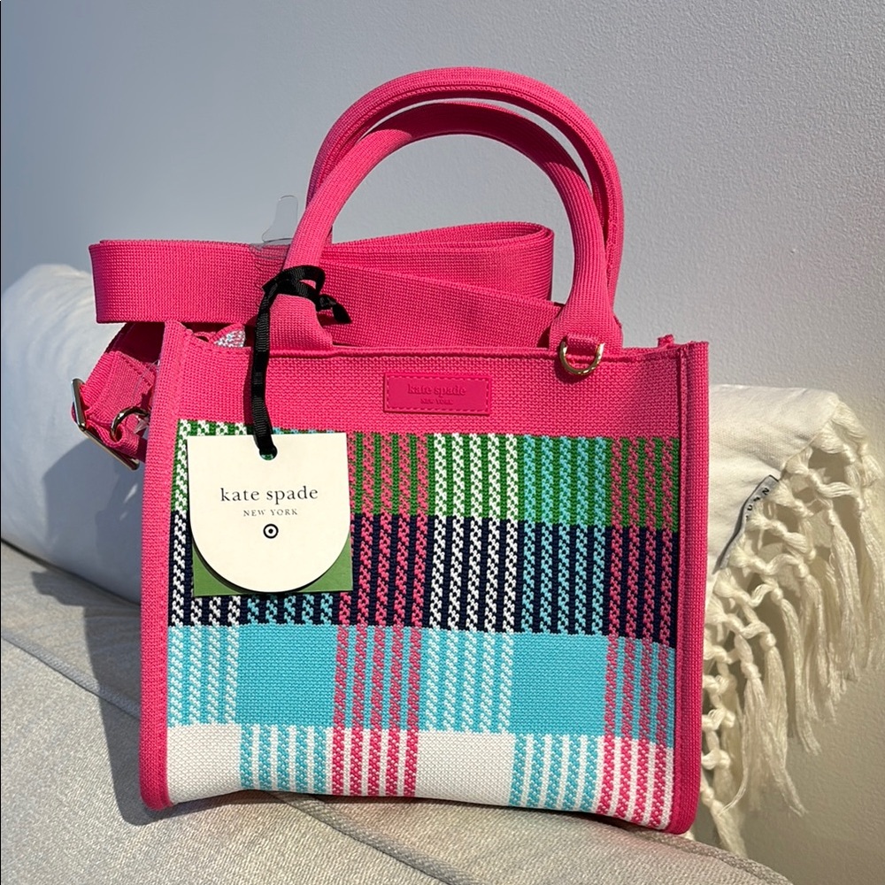 Kate Spade Pink Plaid Women's Bag